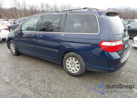 2007 Honda Odyssey Lx from USA, damaged, VIN 5FNRL38207B135626